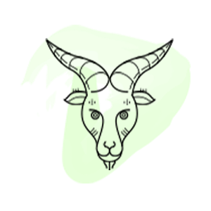 Capricorn zodiac sign symbol