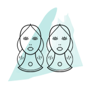 Gemini zodiac sign symbol