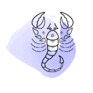Scorpio zodiac sign symbol